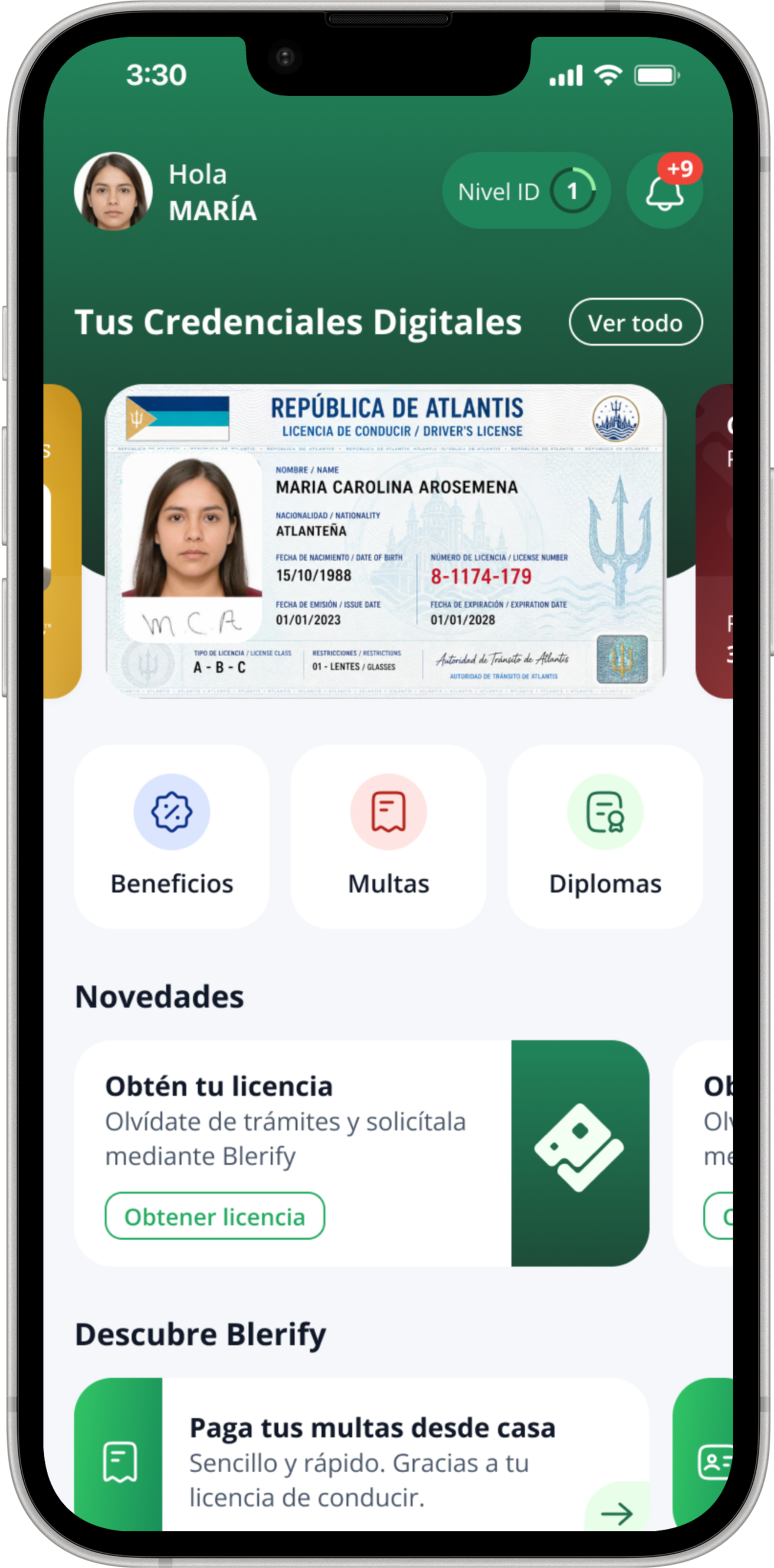 App Blerify: credenciales digitales
