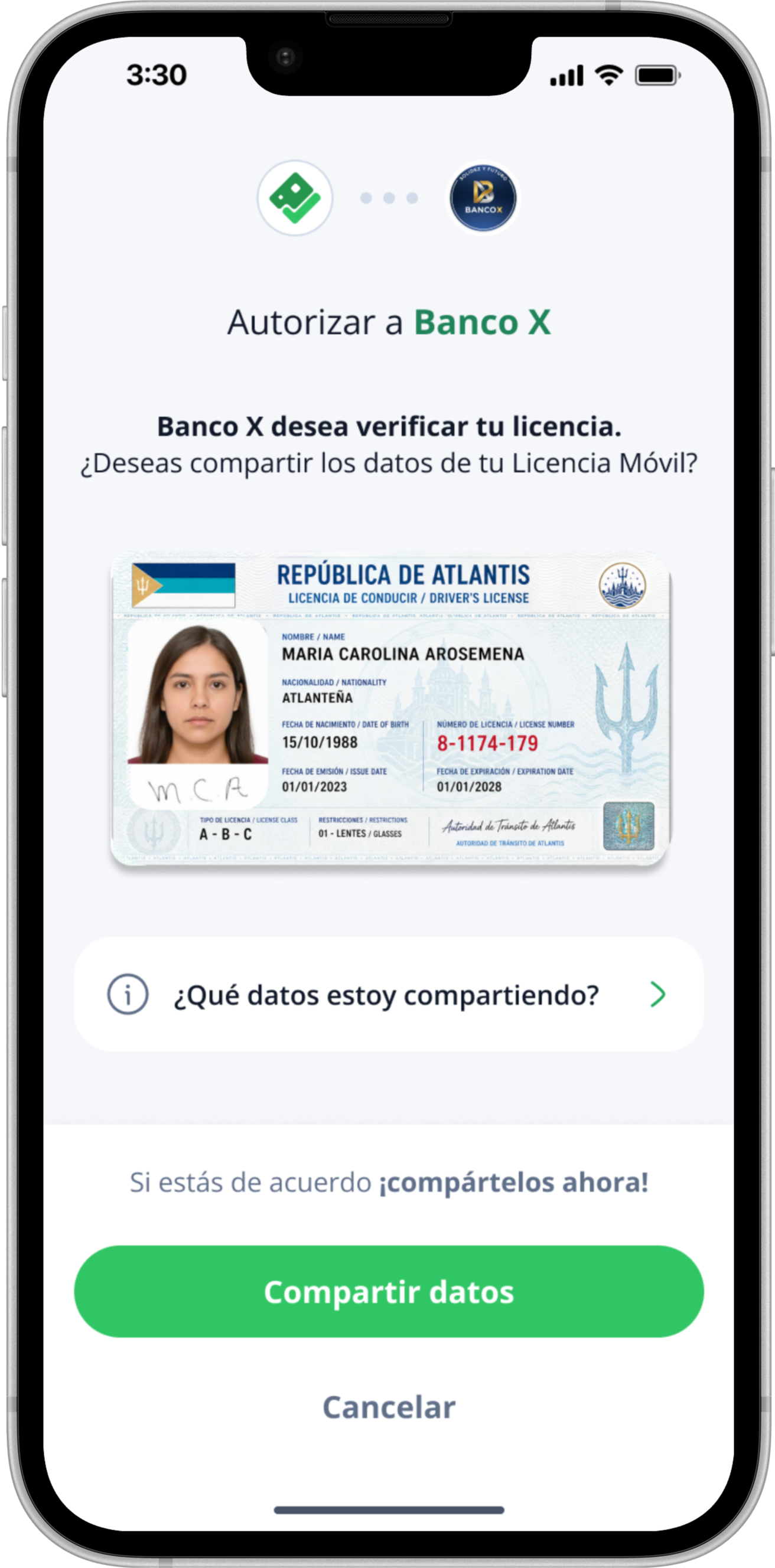 App Blerify: verificación por código QR